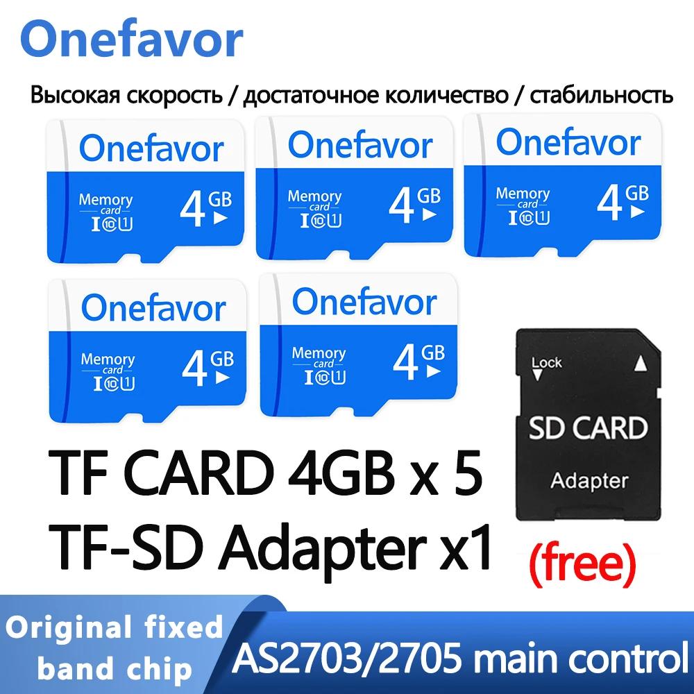 ޴ ǻ Ʈ  ޸ ī, ũ TF ̴ SD ī, Ŭ 10 Onefavor TF ޸ ÷ ī, 4GB, 5 